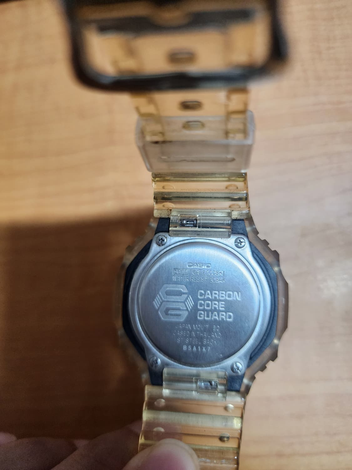 카시오 지샥 GA-2100SKE 카본 시계 상품이미지3