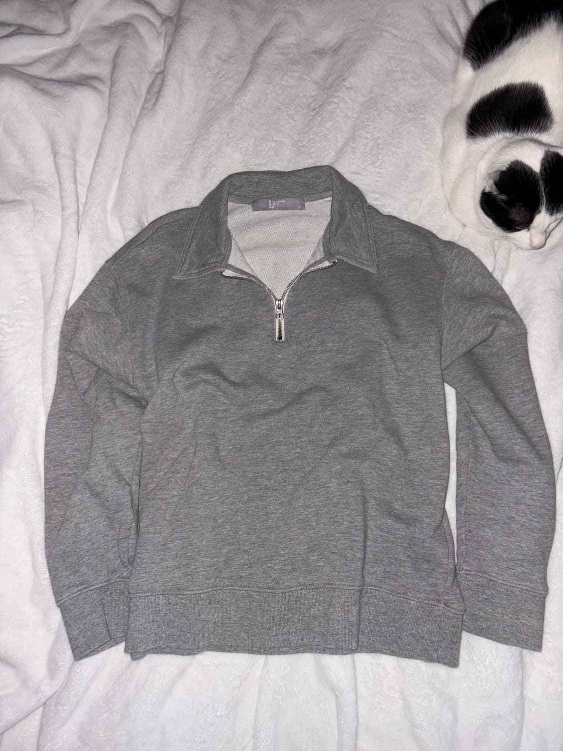 에잇세컨즈 카라 반집업 상품이미지1