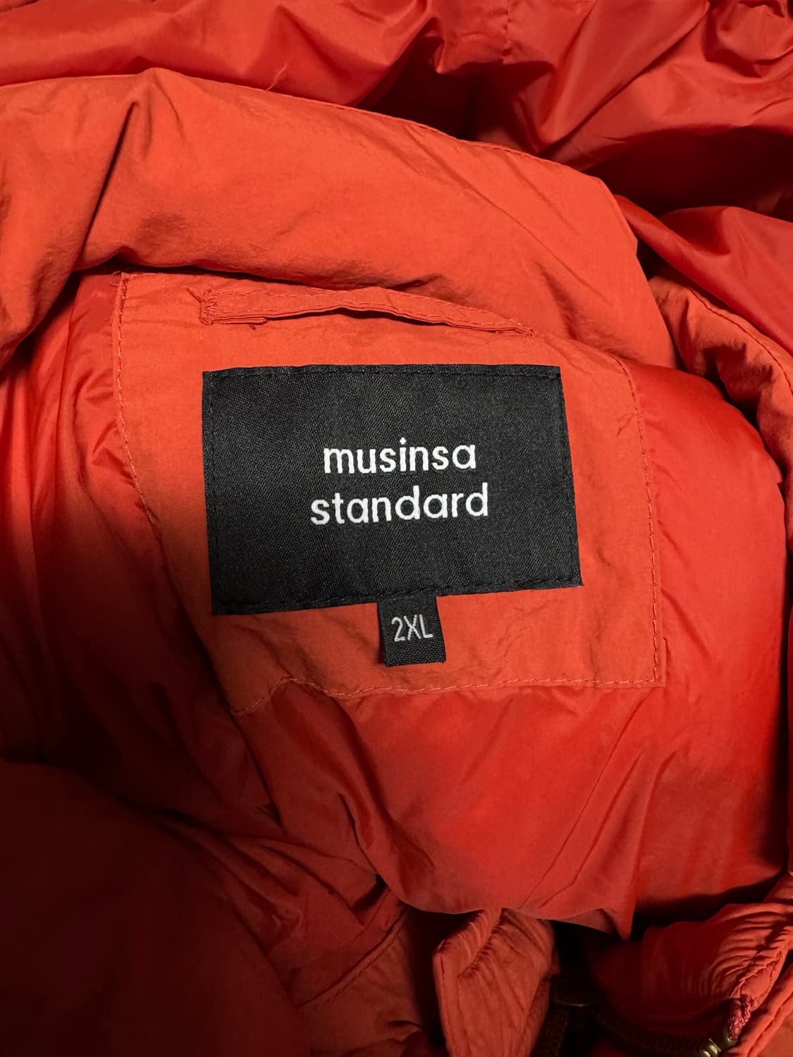 무신사스탠다드 카라코람 오렌지 xxl 상품이미지3