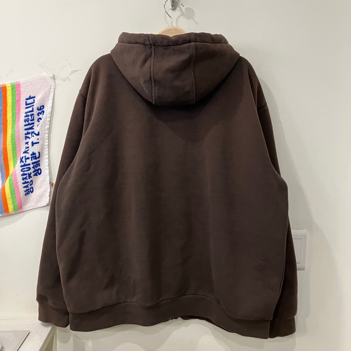 93 칼하트 써멀 후드집업 레인디펜더 브라운 상품이미지2