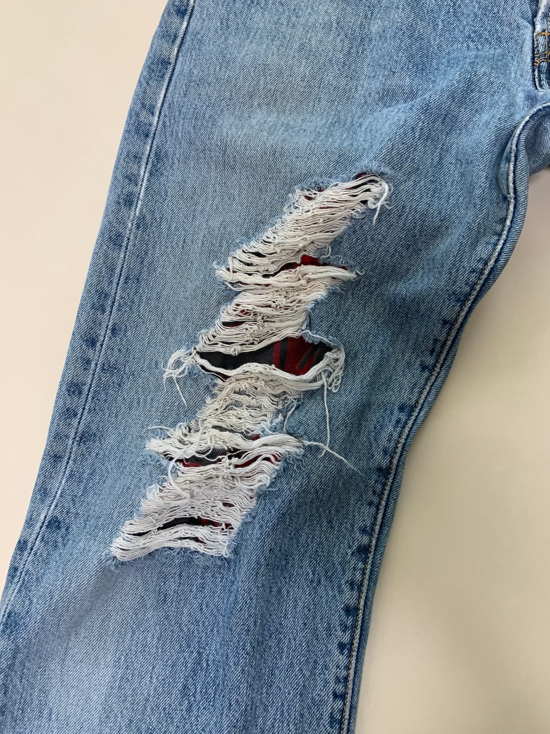 리바이스 501 데님 빈티지 커스텀 팬츠 상품이미지4