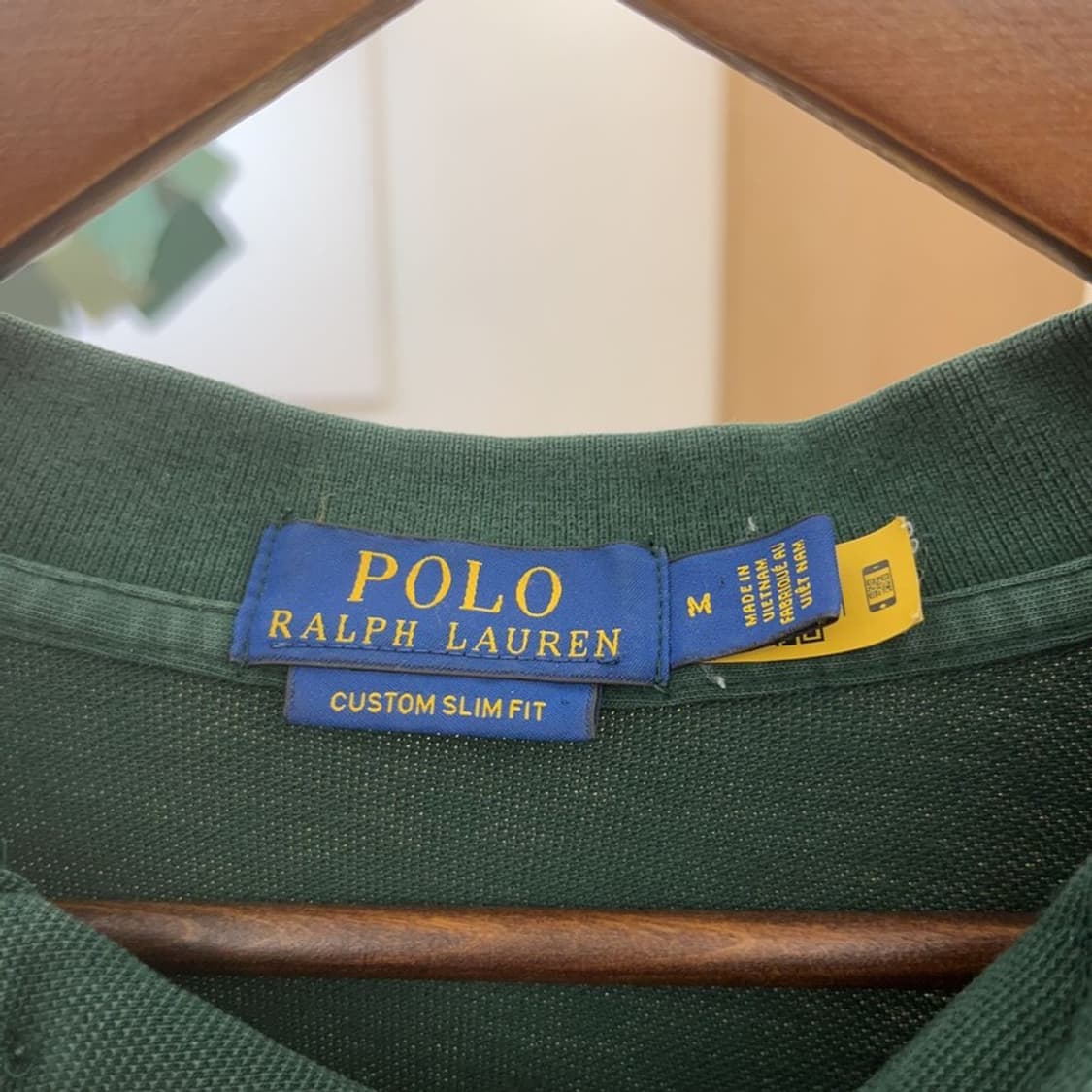 폴로 랄프로렌 레트로 빈티지 딥그린 카라 롱슬리브 M C09244 상품이미지5
