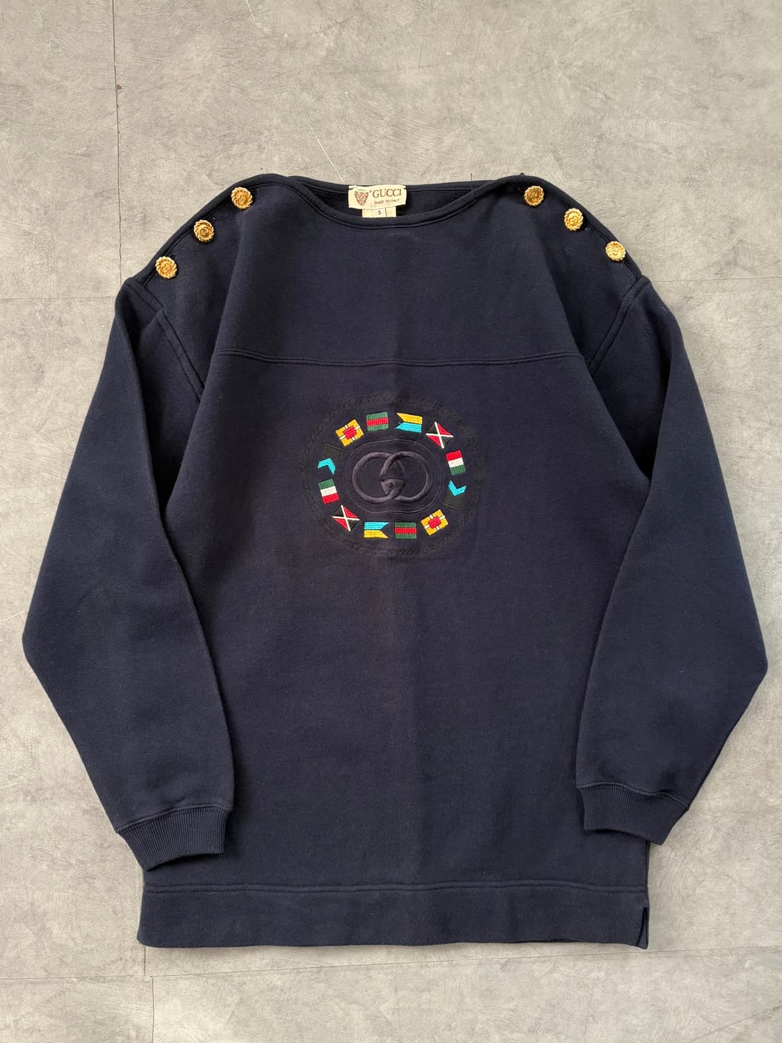 Gucci 구찌 네이비 로고 맨투맨 상품이미지4