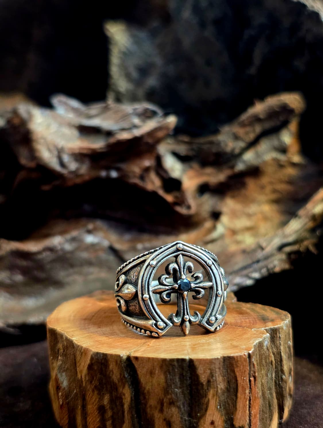 3cross silver925 cross horseshoe ring 상품이미지9