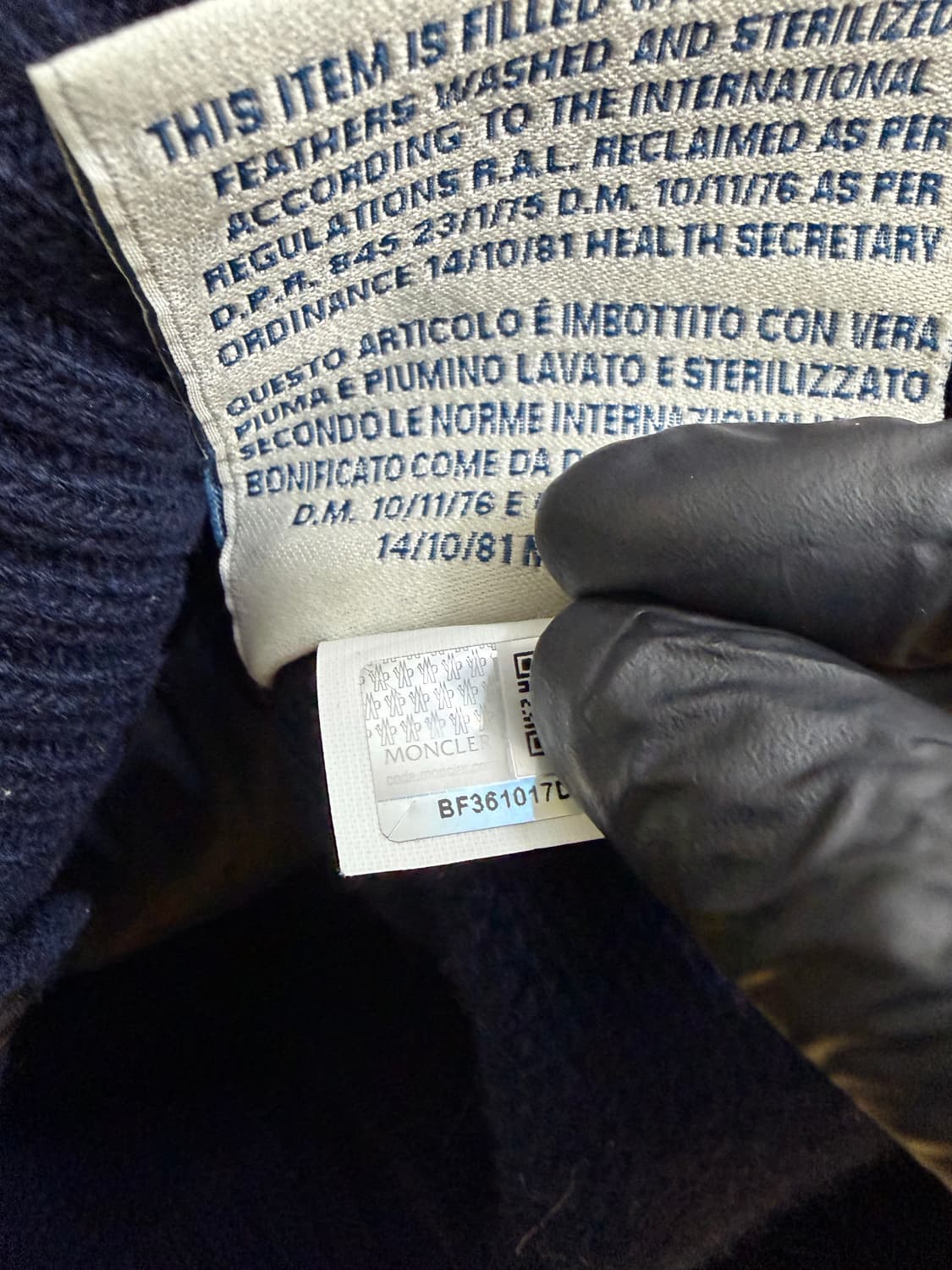 몽클레어 정품 여성 니트패딩 가디건 M 상품이미지9