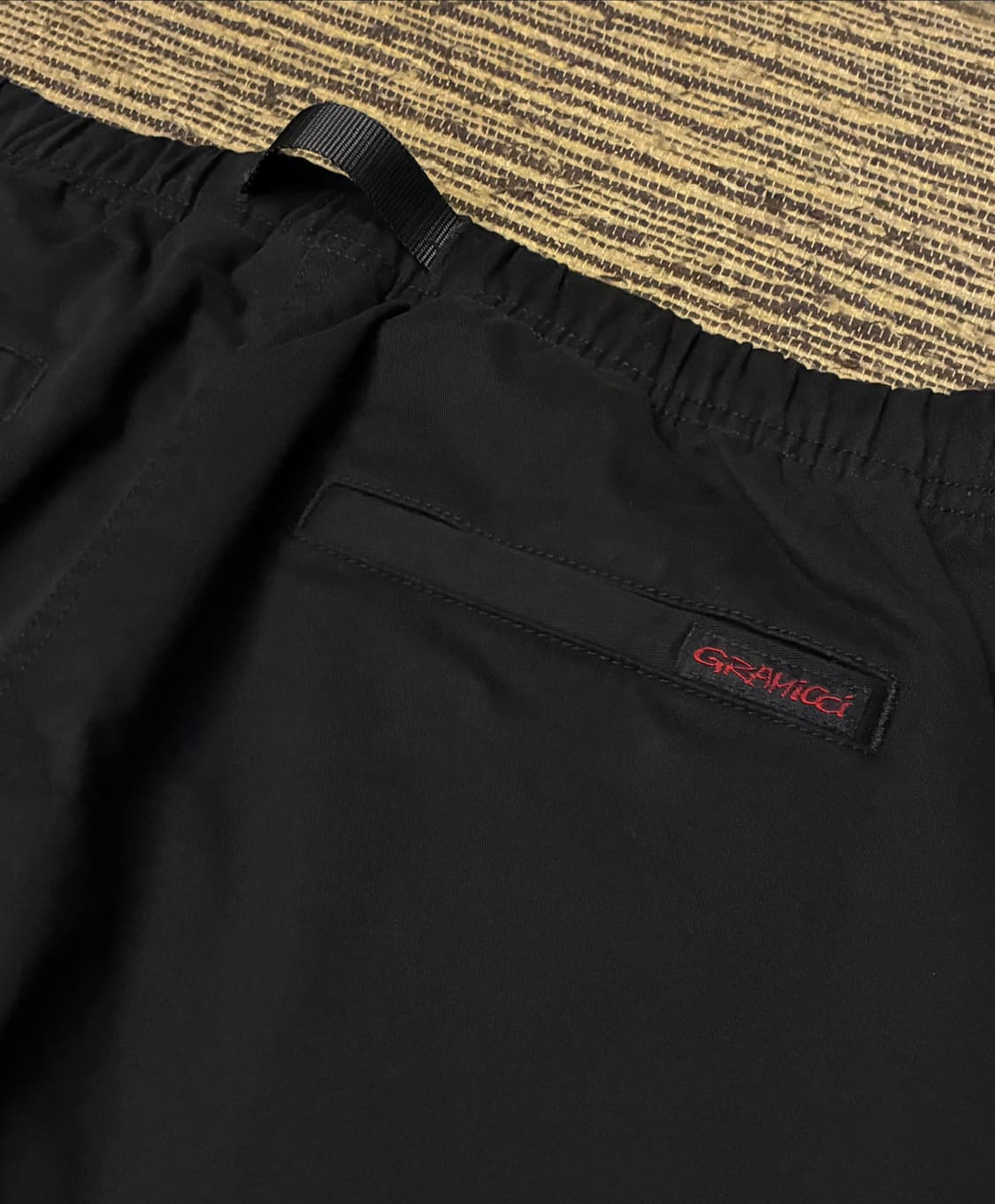 (M~L)그라미치 코튼 폴리 스트레이트 밴딩팬츠 블랙 상품이미지6