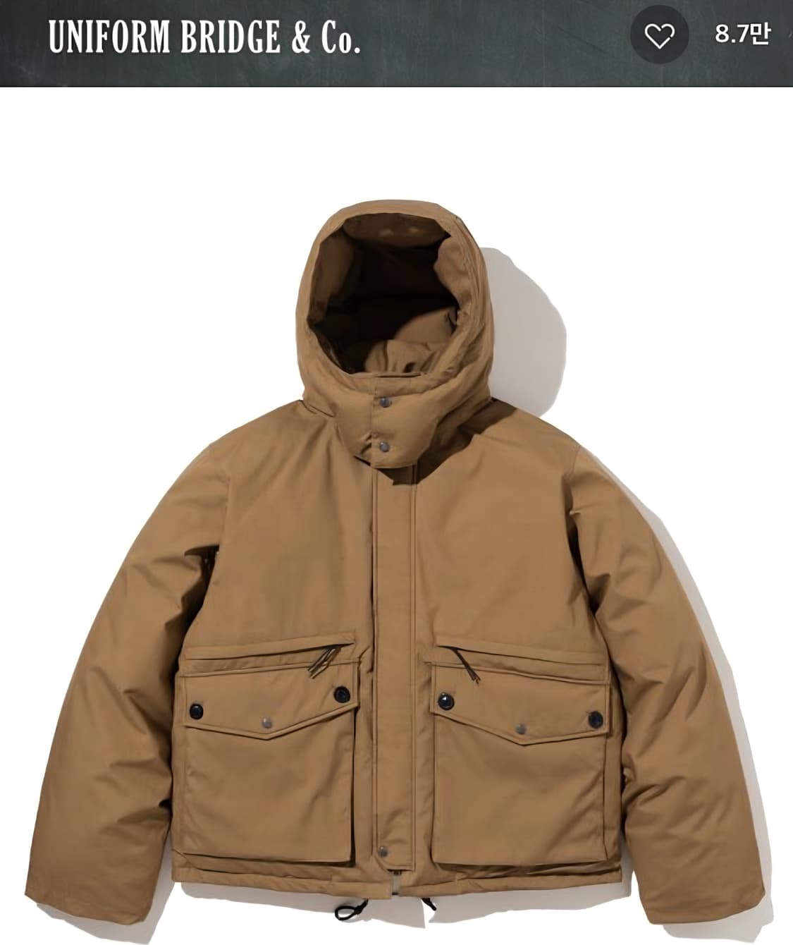 유니폼브릿지 다운 파카 L  상품이미지2