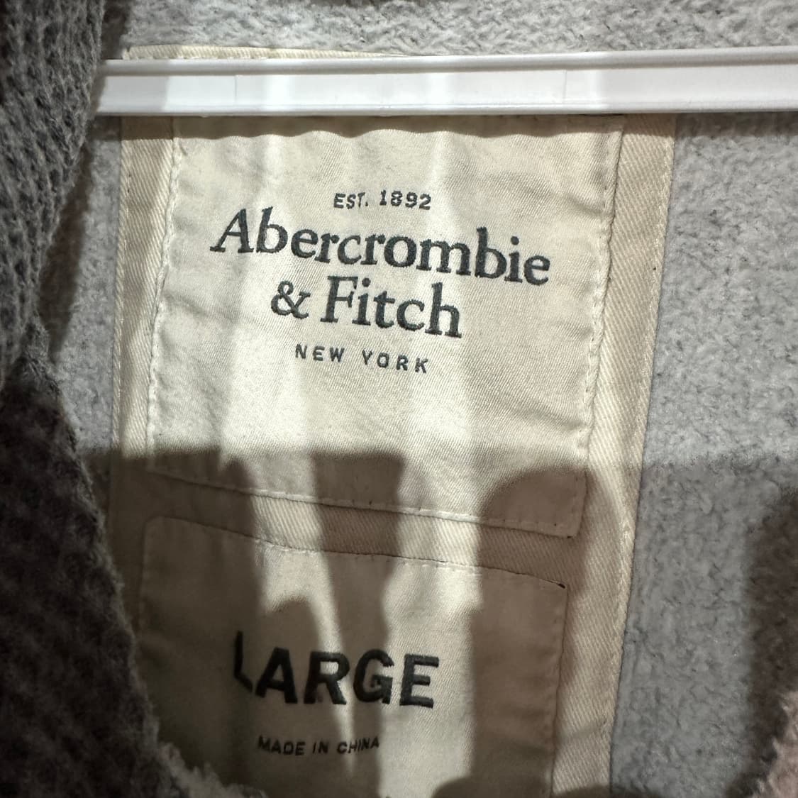 아베크롬비 기모 후드티 L 상품이미지3