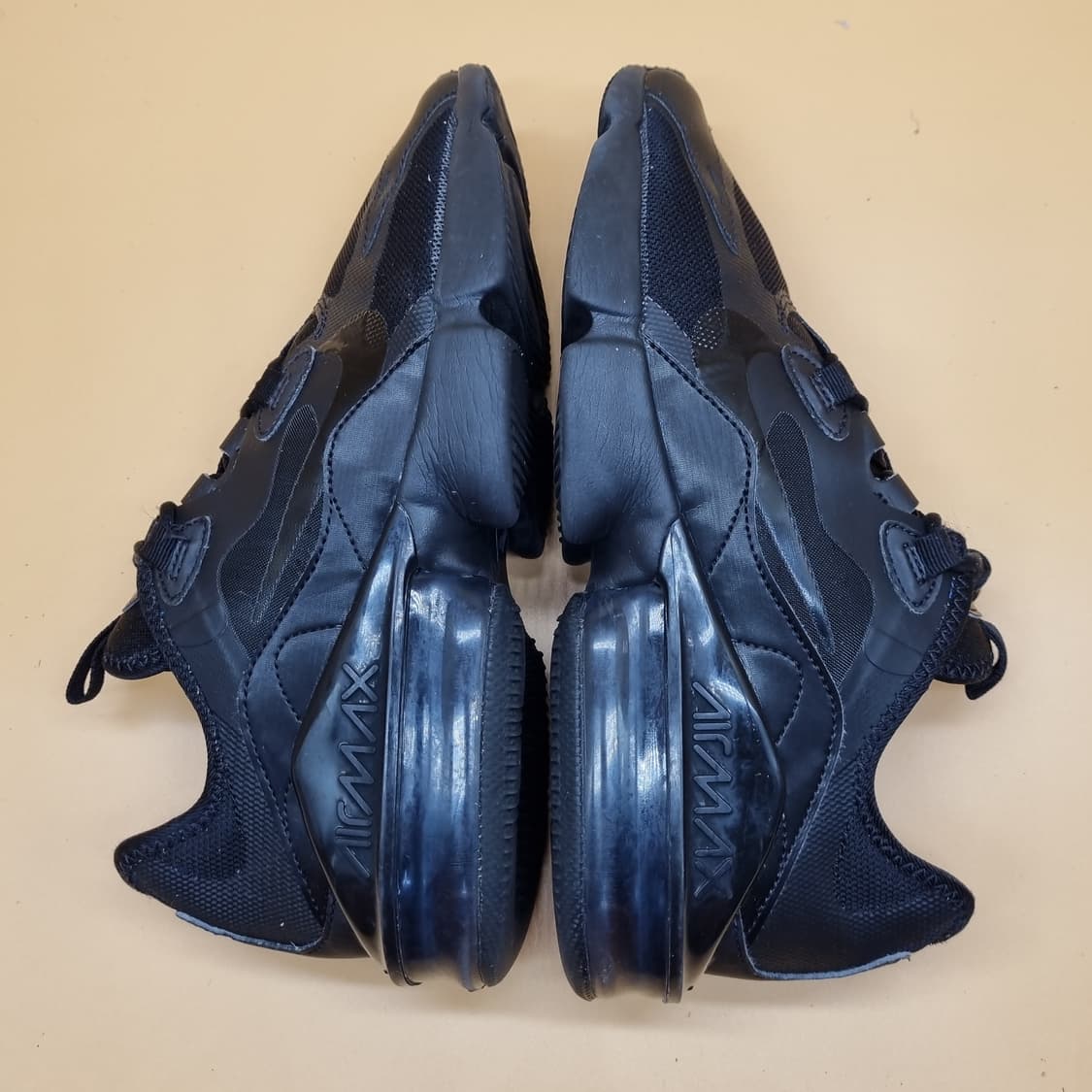 나이키 에어맥스 인피니티2 올블랙 운동화255 상품이미지5