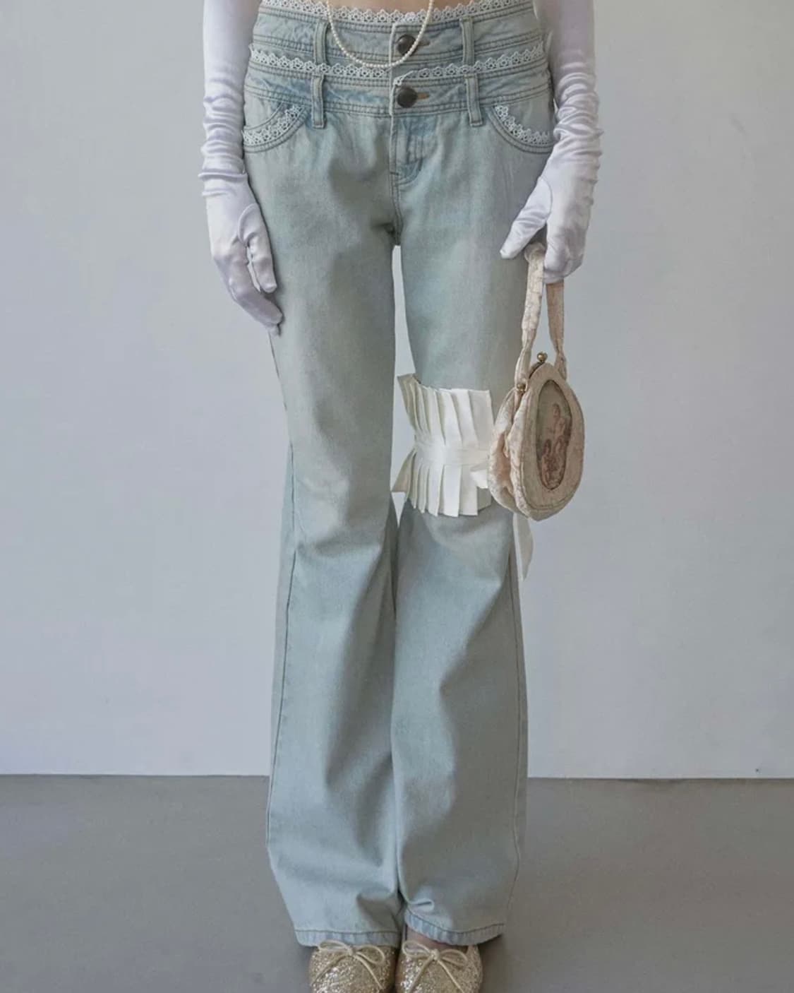 스컬프터  부츠컷 데님 m 상품이미지3