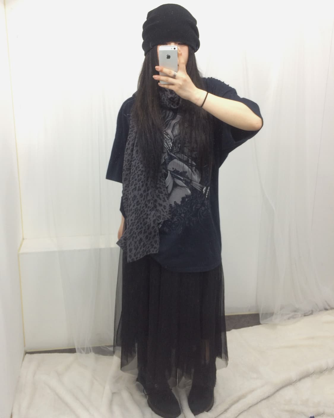🪽스컬 펑크 블랙 모리 세트🪽 상품이미지2