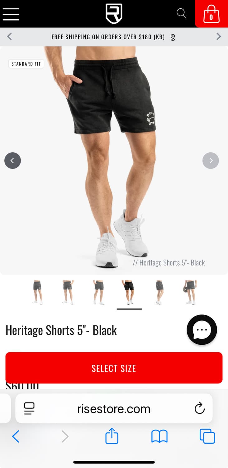 Rise 헤리티지 5인치 쇼츠 S 상품이미지4