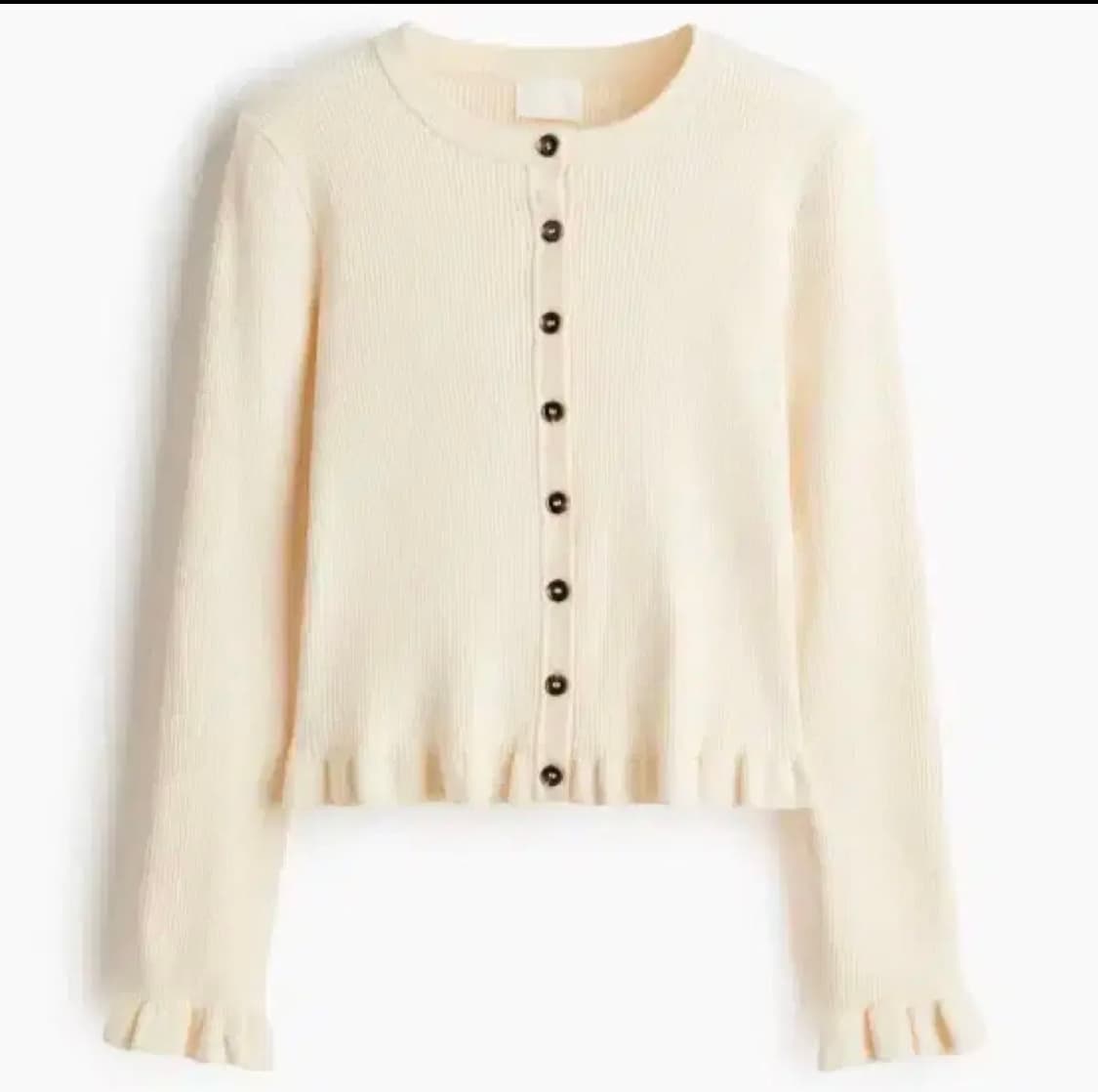 H&m 리브 니트 가디건  상품이미지1