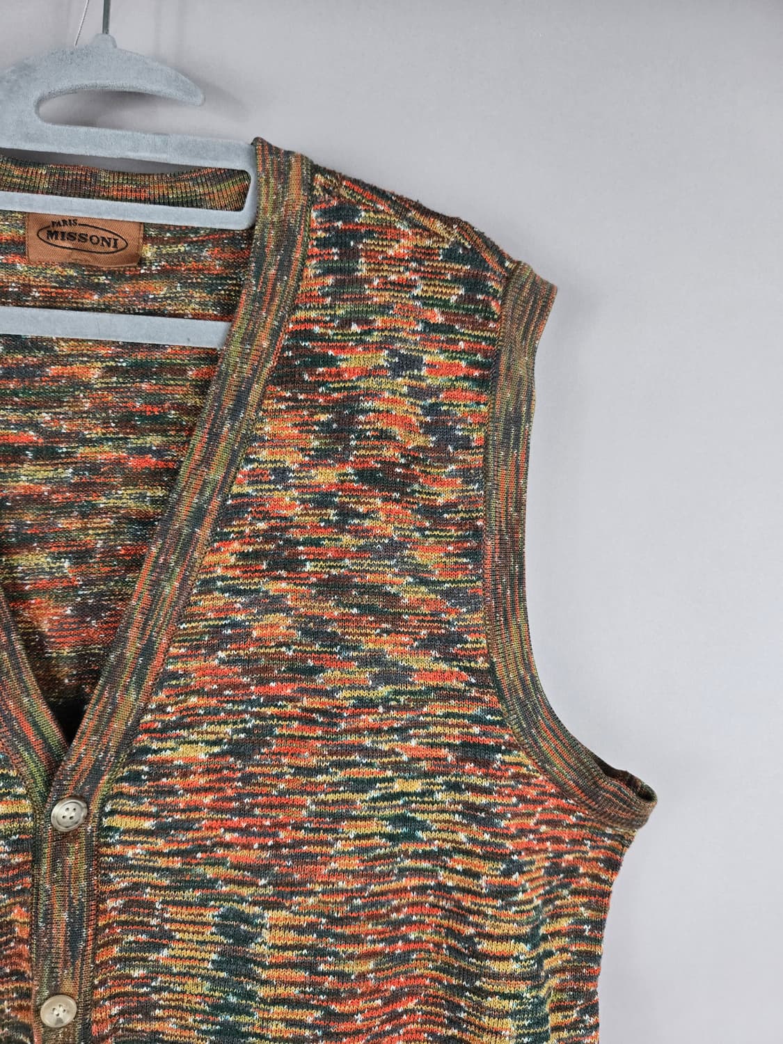 [무료배송]Missoni 미쏘니 남성 울100 니트 베스트 조끼 정품 상품이미지3