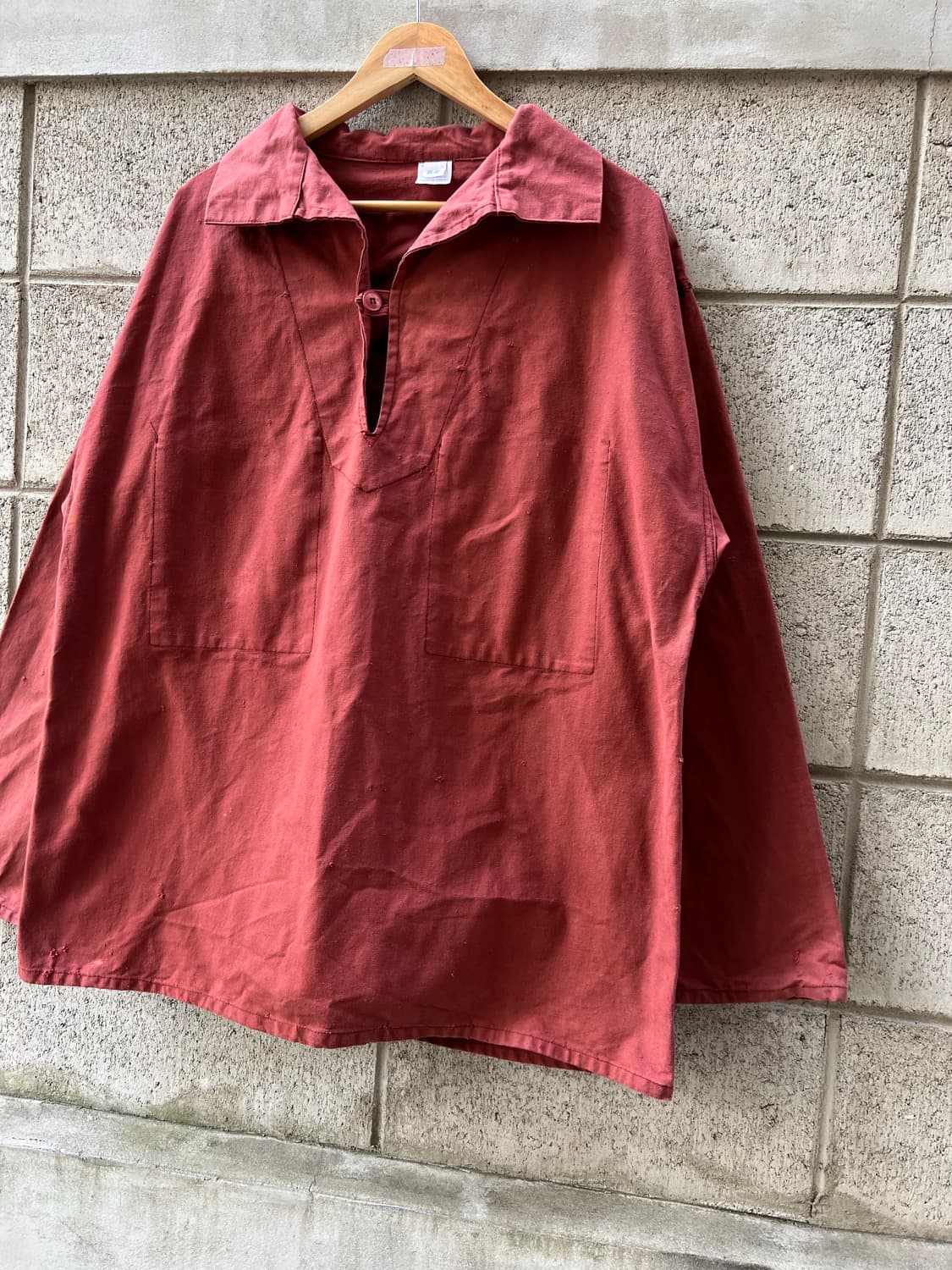 FADED RED OLD FRENCH FISHERMAN 피셔맨스목자켓 상품이미지4
