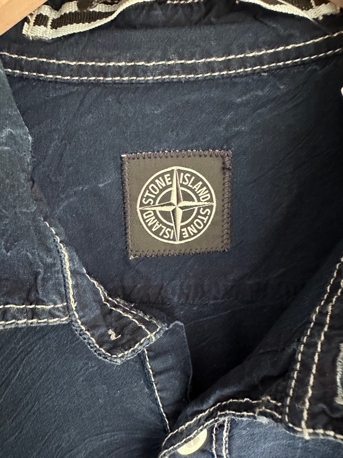 스톤아일랜드 청 셔츠(택있는 상품사이즈m) 상품이미지3