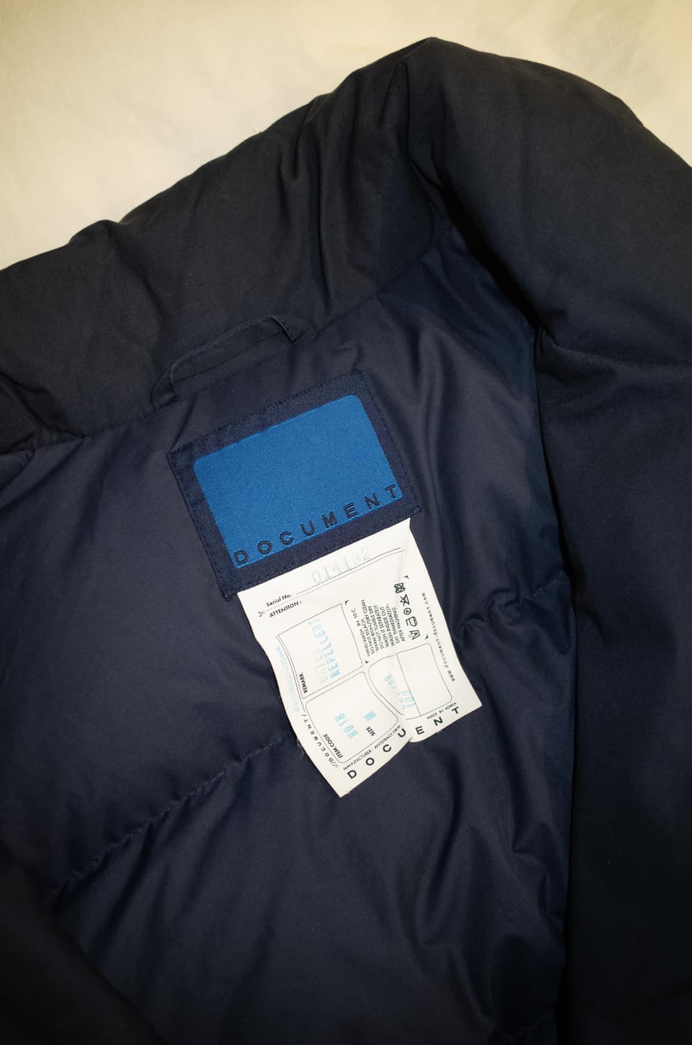 도큐먼트 다운코트 상품이미지5