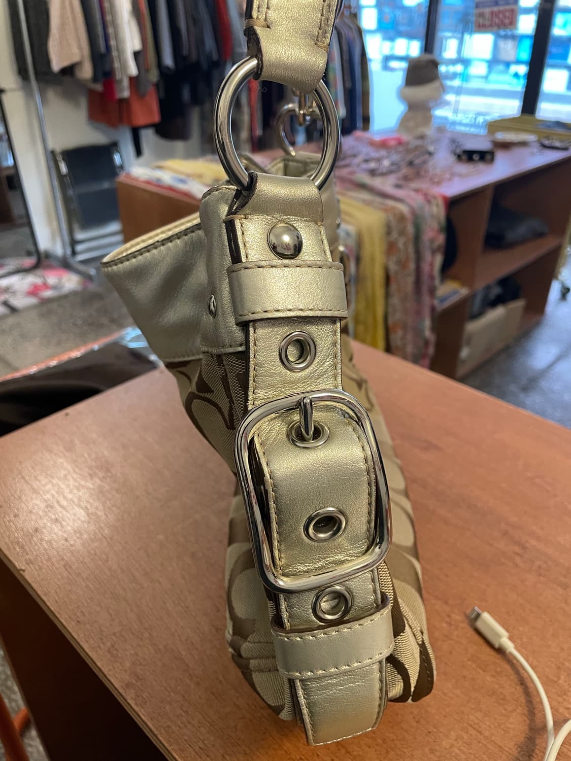 코치 실버트리밍 숄더백 [무배] 상품이미지7