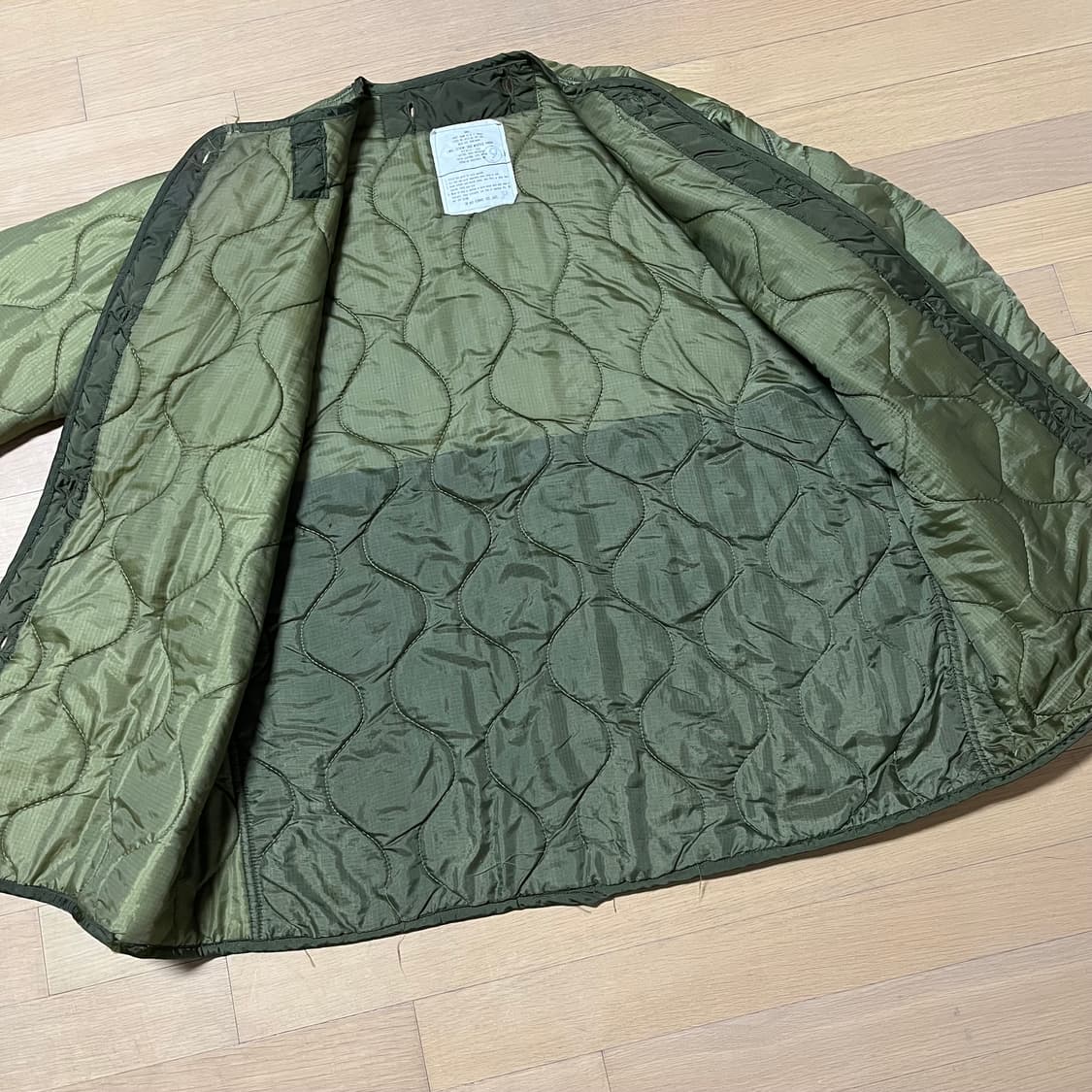 80년대 M-65 피쉬테일 파카 개파카 내피 S사이즈 상품이미지3