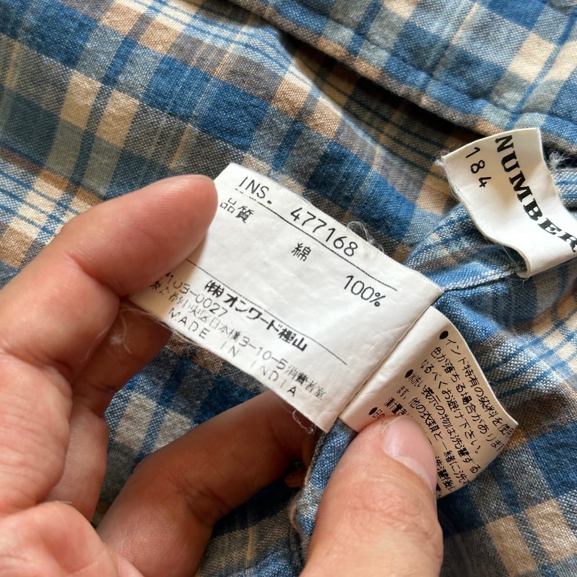 Gotariku Sport check cotton 1/2 shirts 상품이미지9