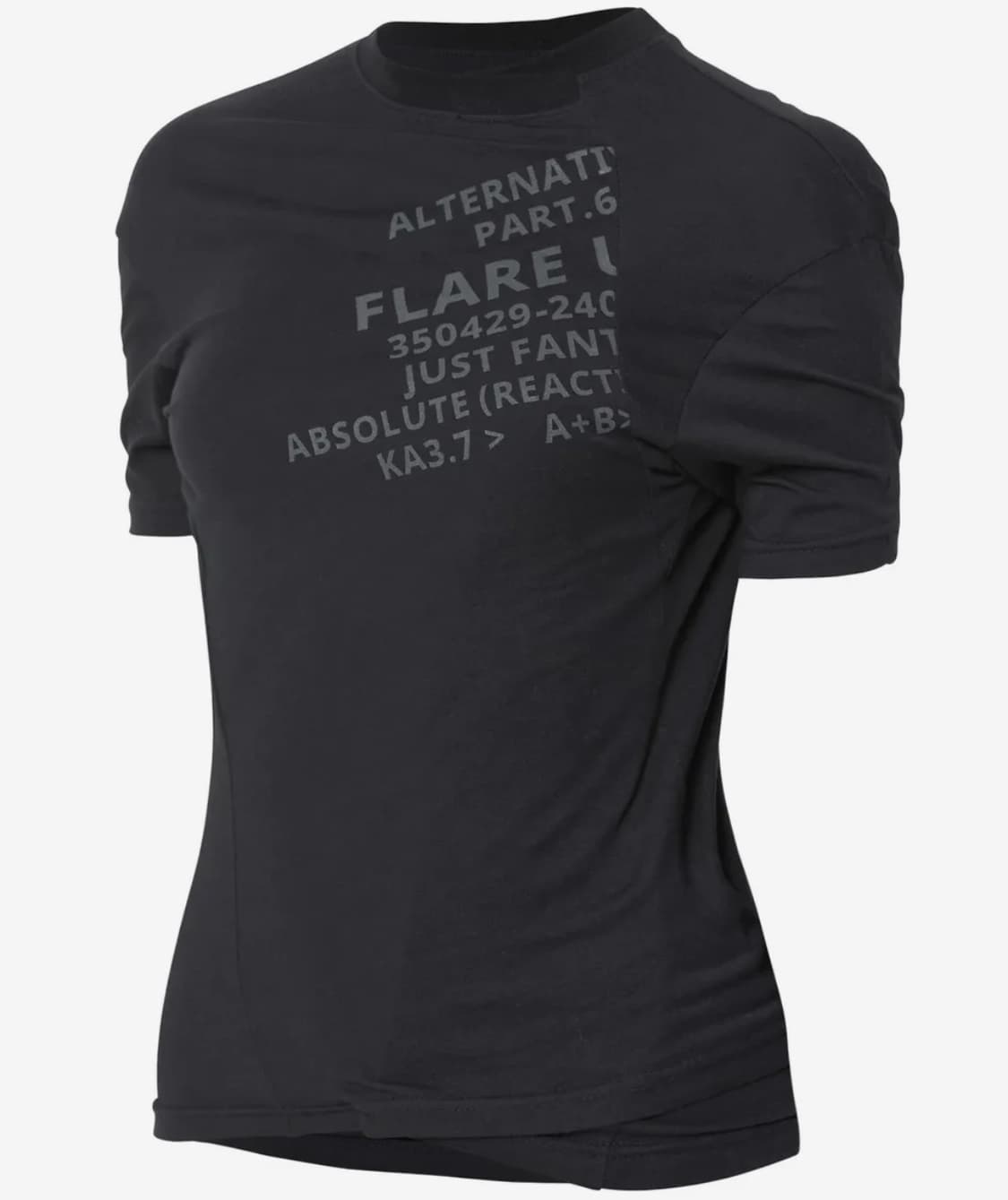 플레어업 블랙 반팔 상품이미지2