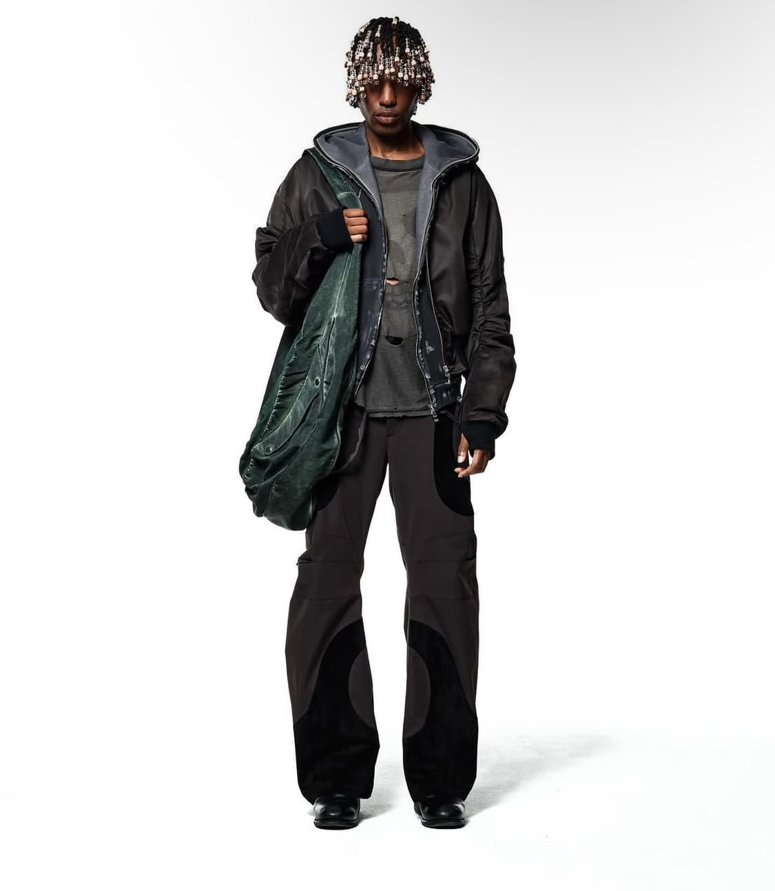 cmmawear c round bomber brown m 상품이미지3