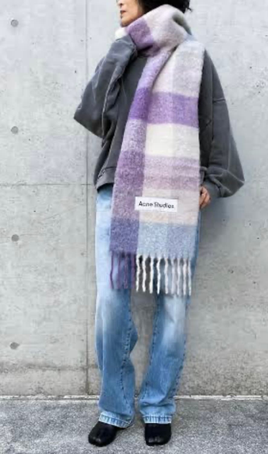 Acne 아크네 머플러 + 에스제이 캐시미어 장갑  상품이미지6