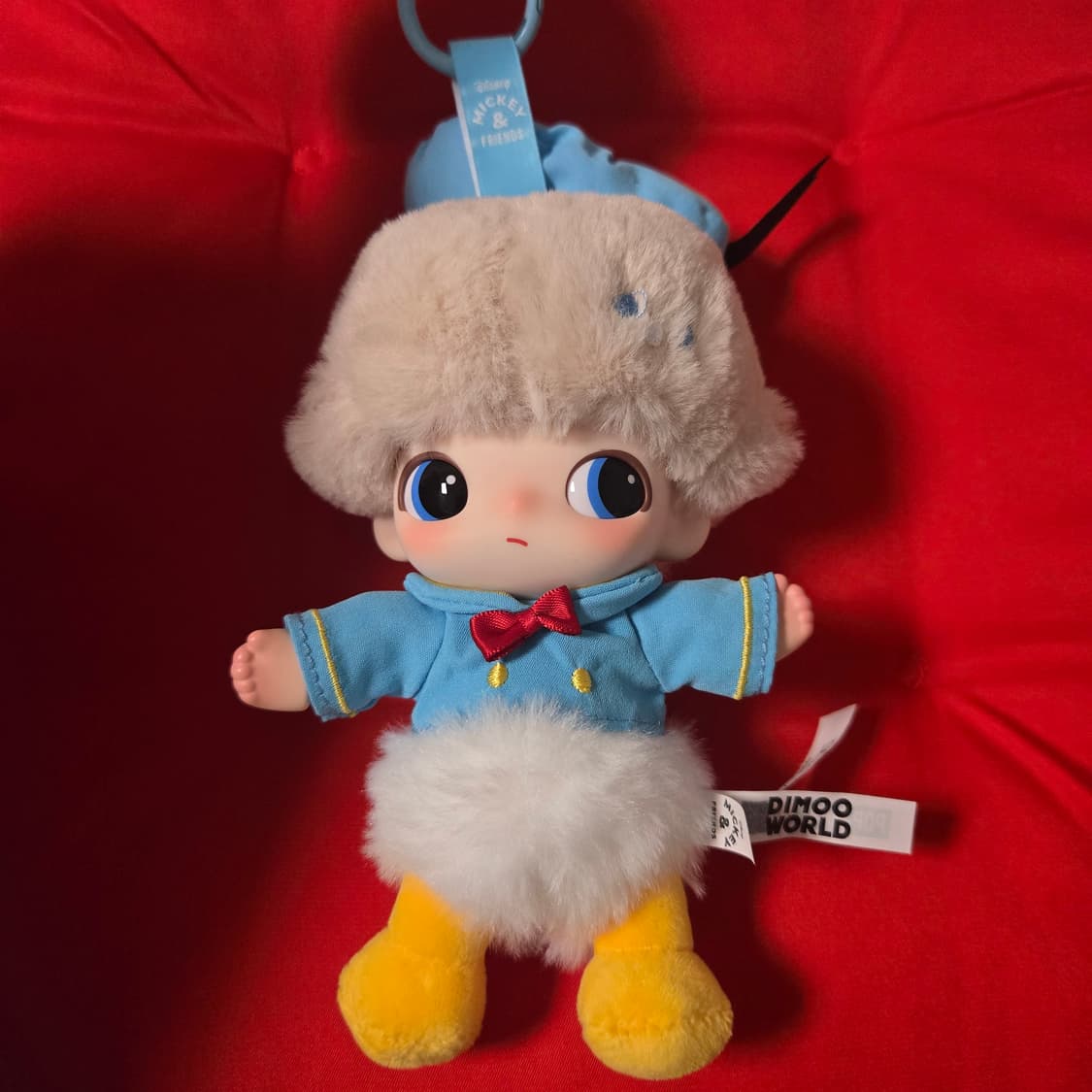 정품)팝마트 디즈니 시리즈 도날드 덕의 노래 인형 키링 상품이미지1