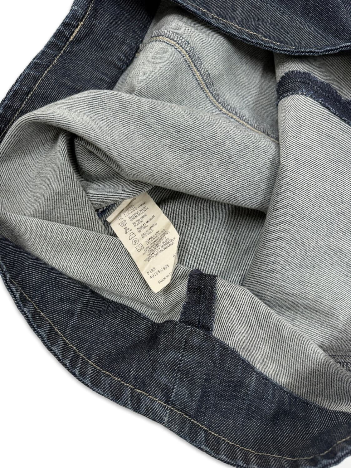 빈티지 리바이스 엔지니어드진 미디 스커트 상품이미지5