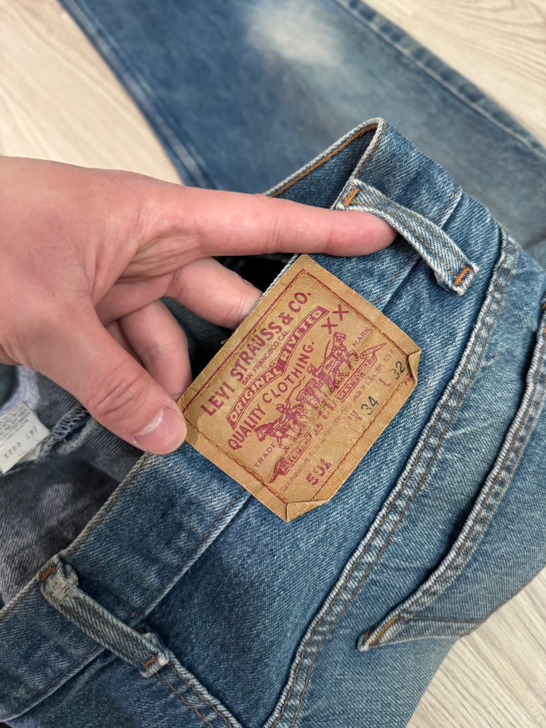 리바이스 501 데님 상품이미지2