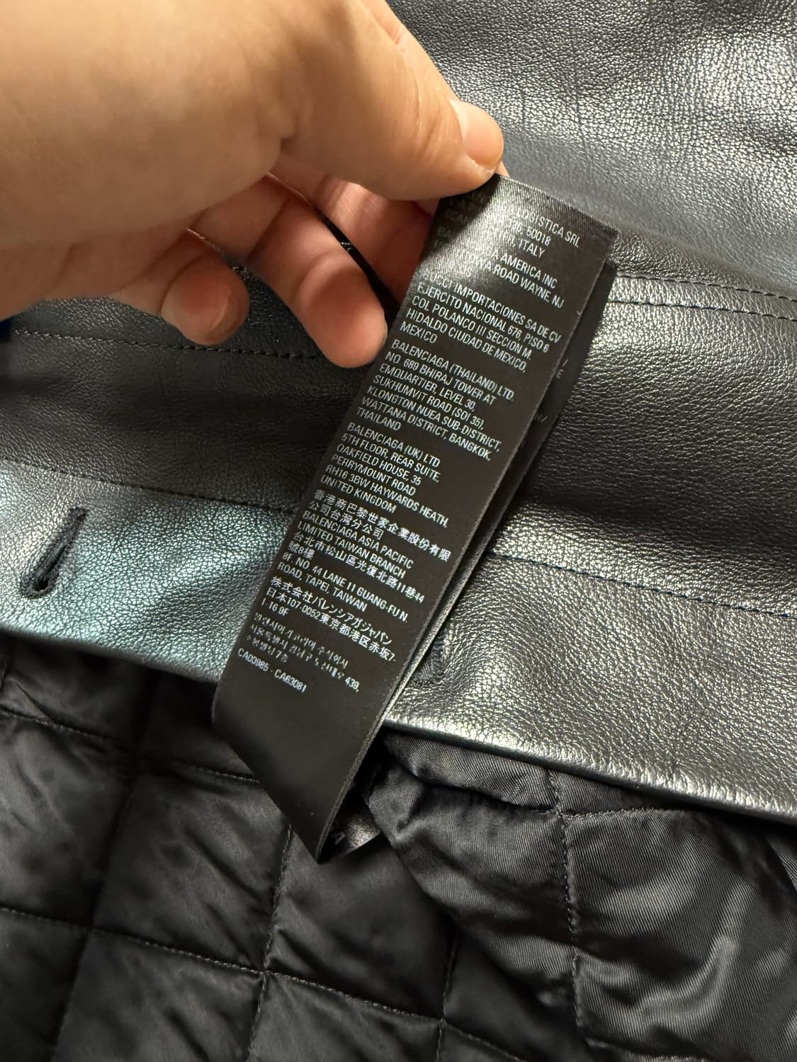 [xs] 발렌시아가 버팔로 레더 자켓 상품이미지6