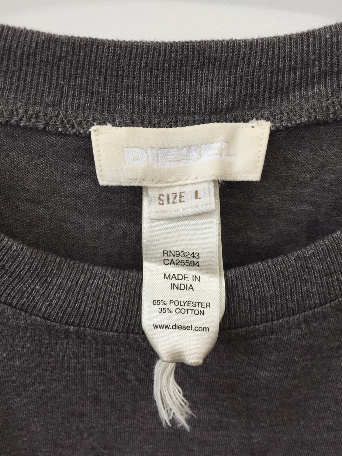 'Diesel' Gray Sleeveless Mini Dress 상품이미지8