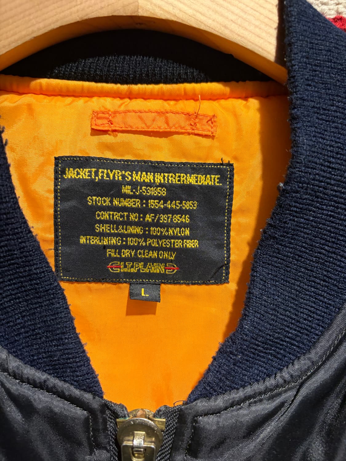 Reversible ITPLAIN ma-1 jacket /리버시블 마원 상품이미지6