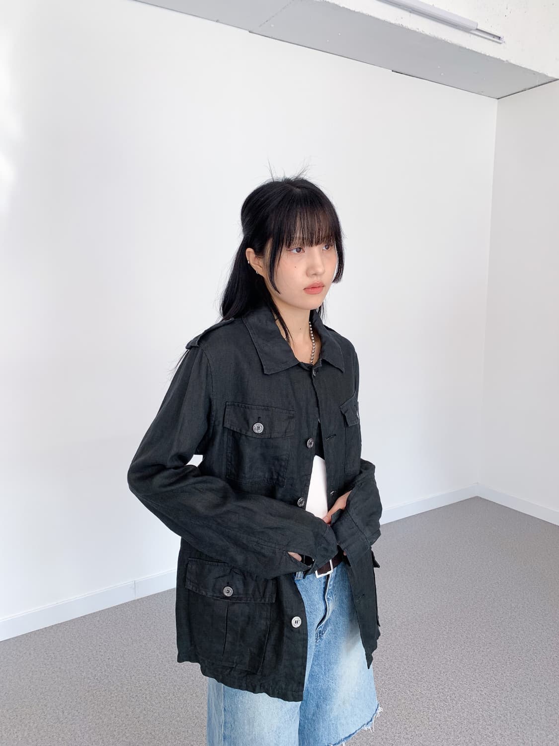 피델리티 USA made 린넨 자켓 95-100 상품이미지2