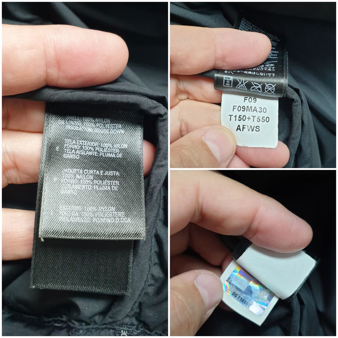 [m/100] 노스페이스 스몰로고 무광 눕시패딩 상품이미지8