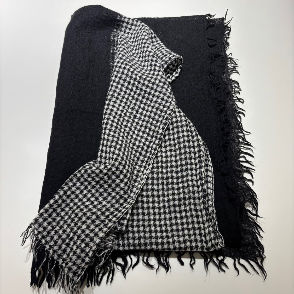 요지 야마모토 뿌르 옴므 콤비 머플러 상품이미지1