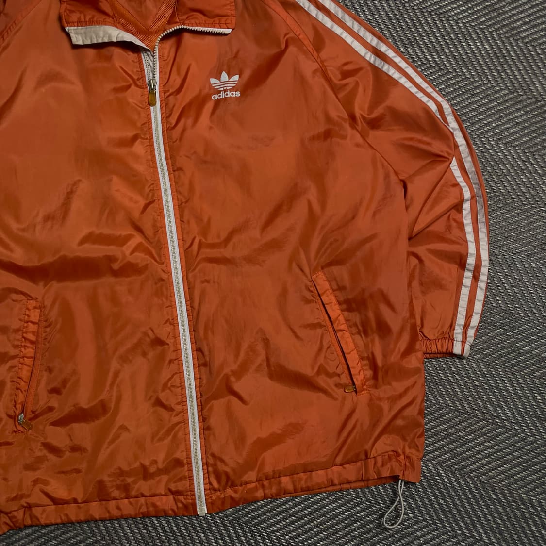 90s 아디다스 올드스쿨 빅로고 박시핏 바람막이 자켓y 5238 상품이미지4