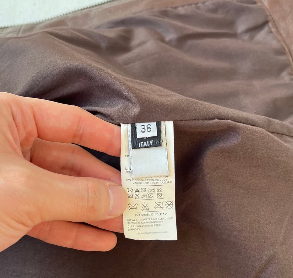 돌체앤가바나 브라운 레더 자켓 상품이미지8