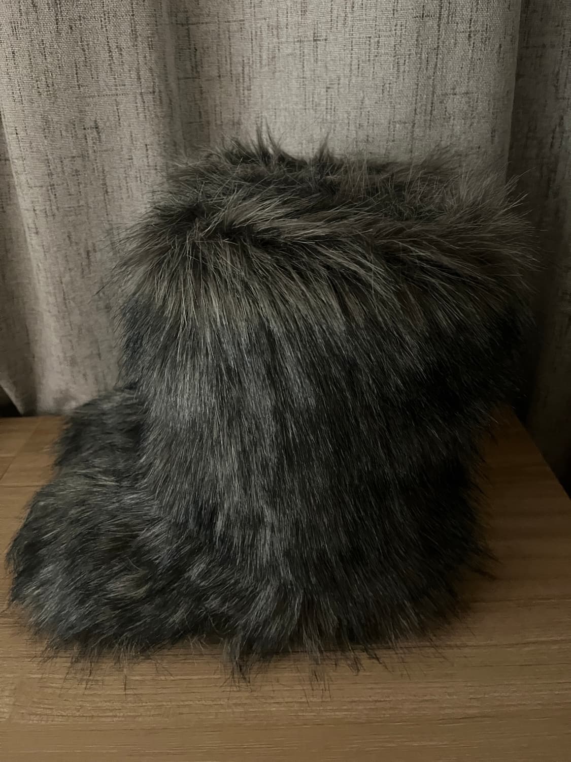 에이블리 그레이 페이크퍼 털부츠 235 상품이미지2
