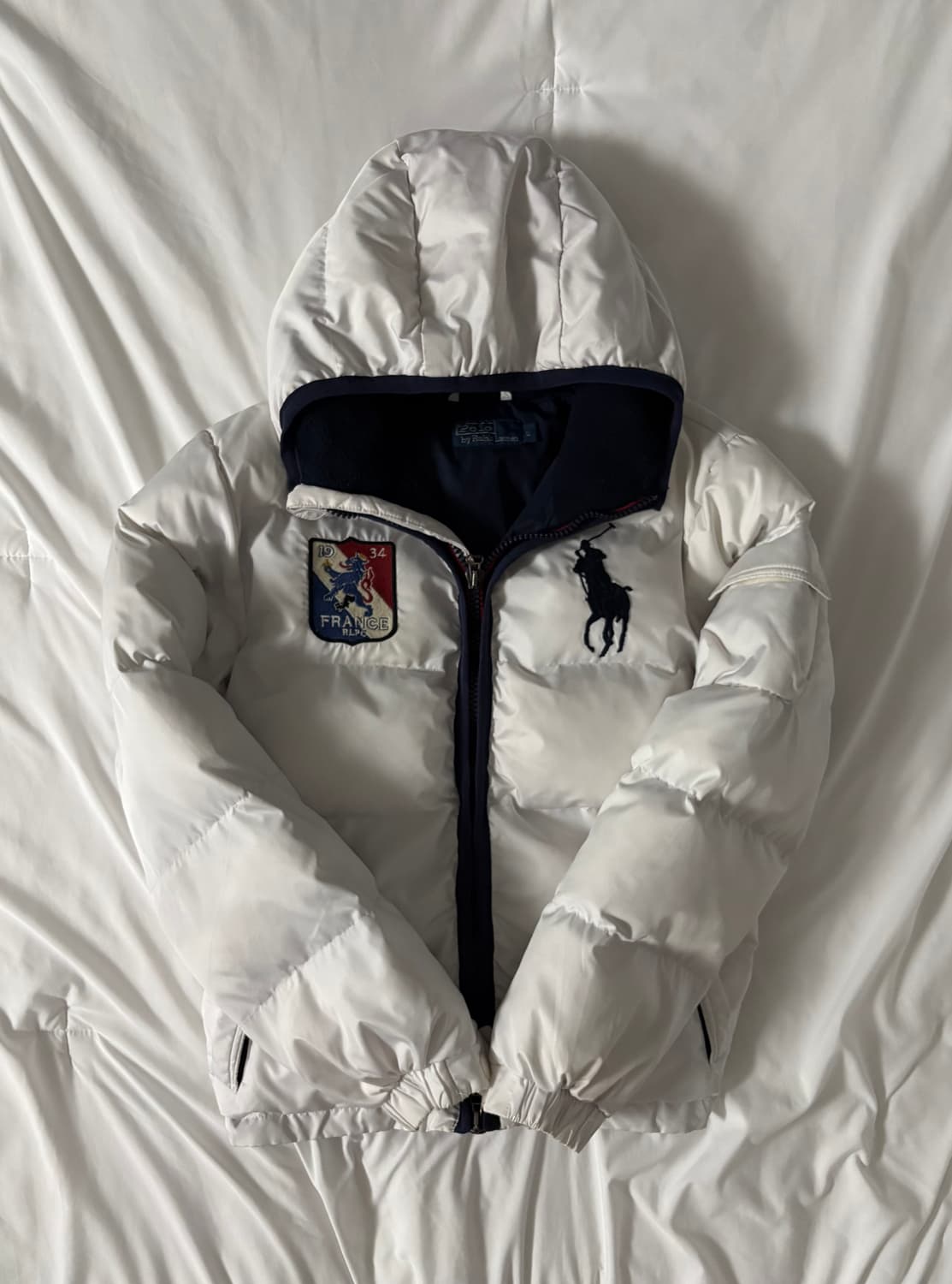 폴로 빅포니 프랑스 패딩 화이트 (유일매물) 상품이미지1
