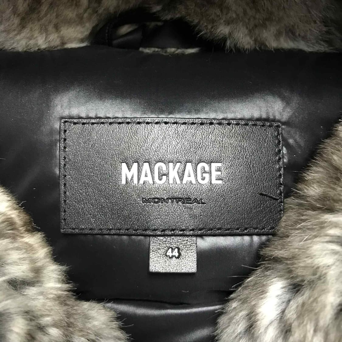 {클로젯}[44]맥케이지 딕슨 실버퍼 숏 다운 패딩 상품이미지5