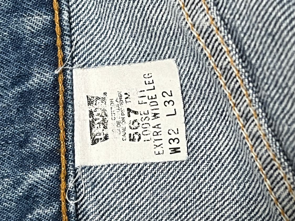 빈티지 리바이스 567 made in usa🇺🇸 상품이미지4