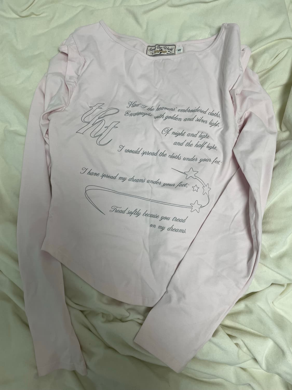 쓰리타임즈 엔젤 윙 티 angel wing tee pink s 상품이미지2