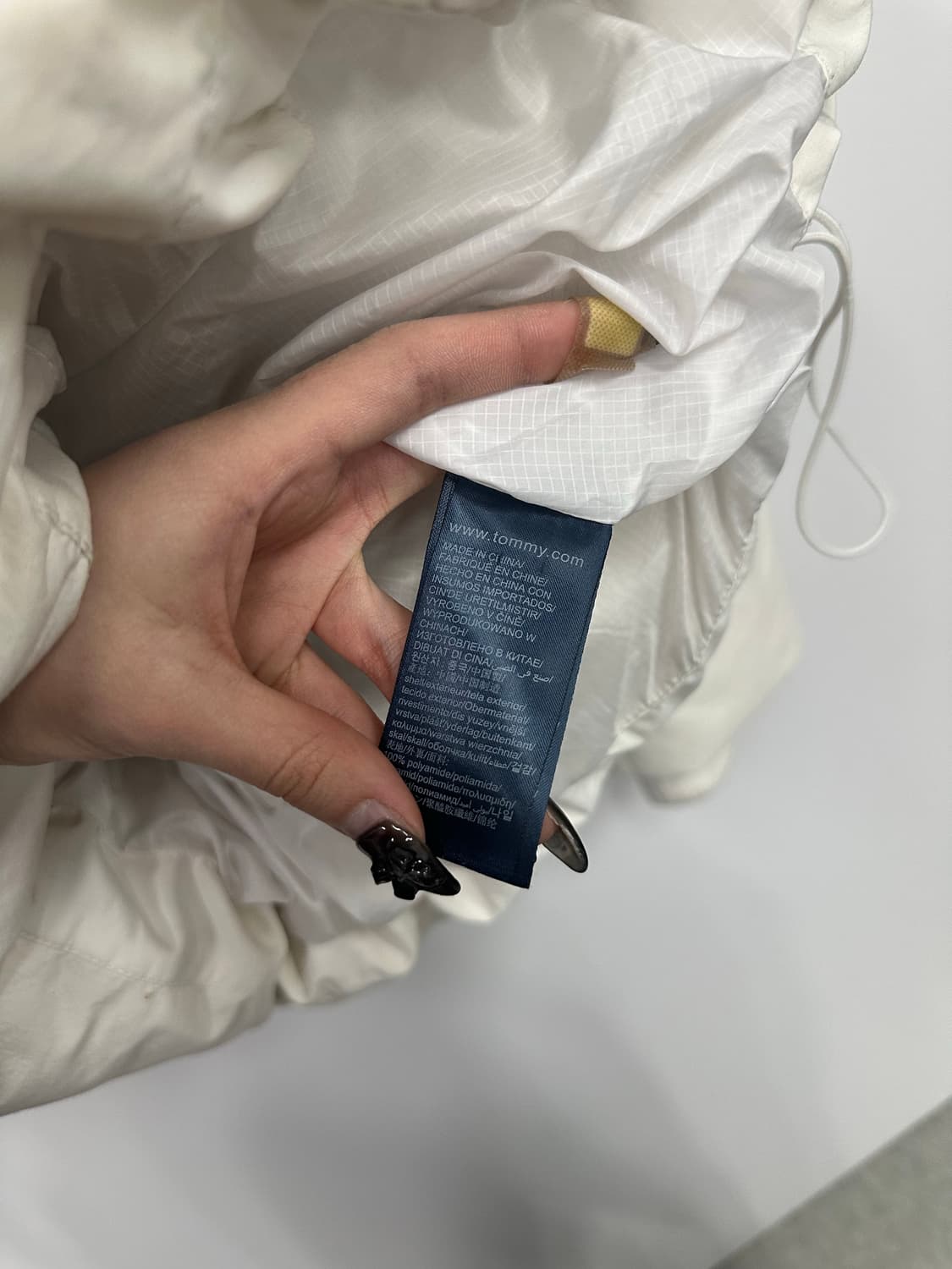 타미힐피거 화이트 아이보리 패딩  상품이미지7