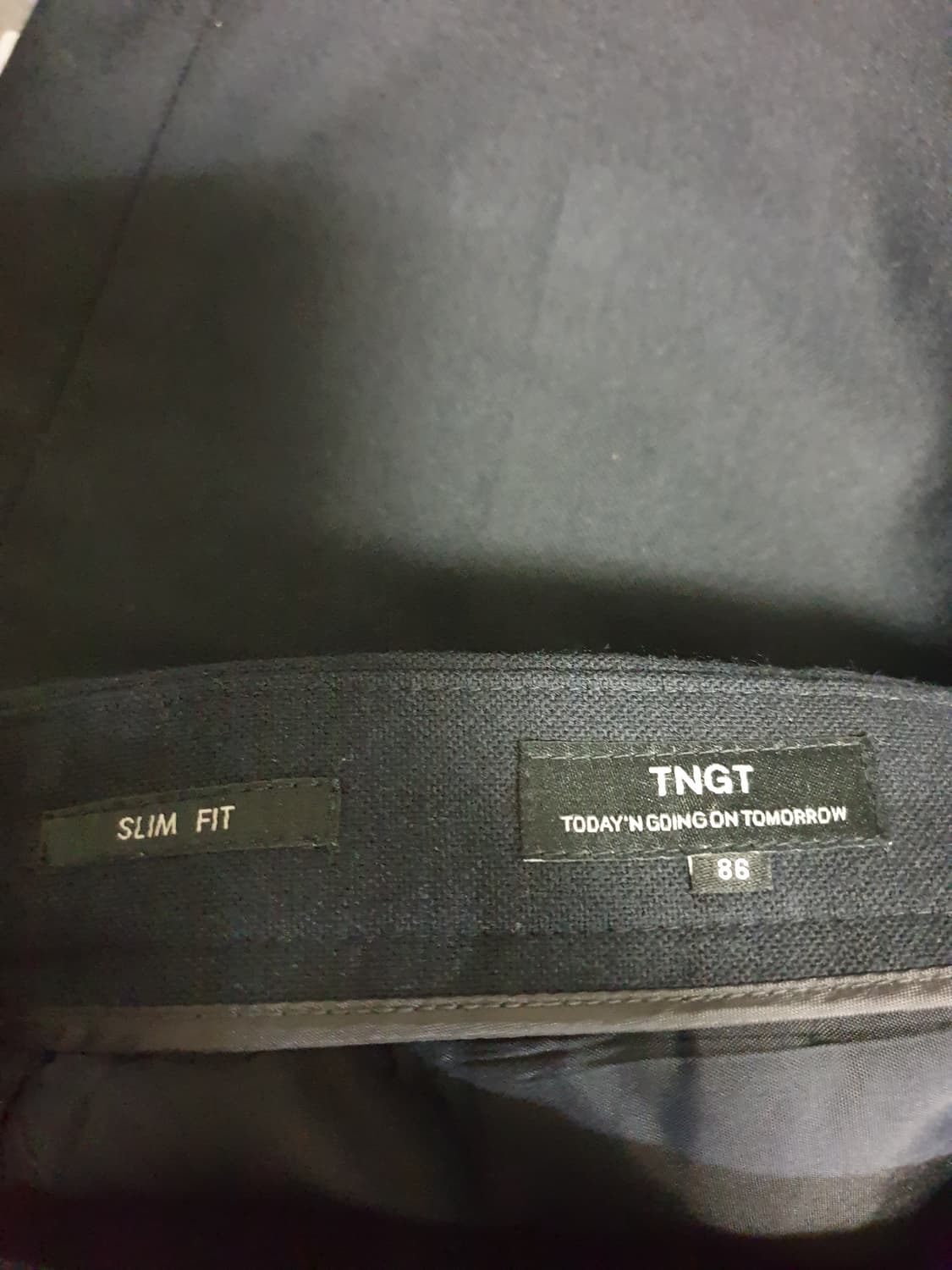 TNGT 울혼방 클래식 슬랙스 (네이비 미디엄그레이) 34 상품이미지9