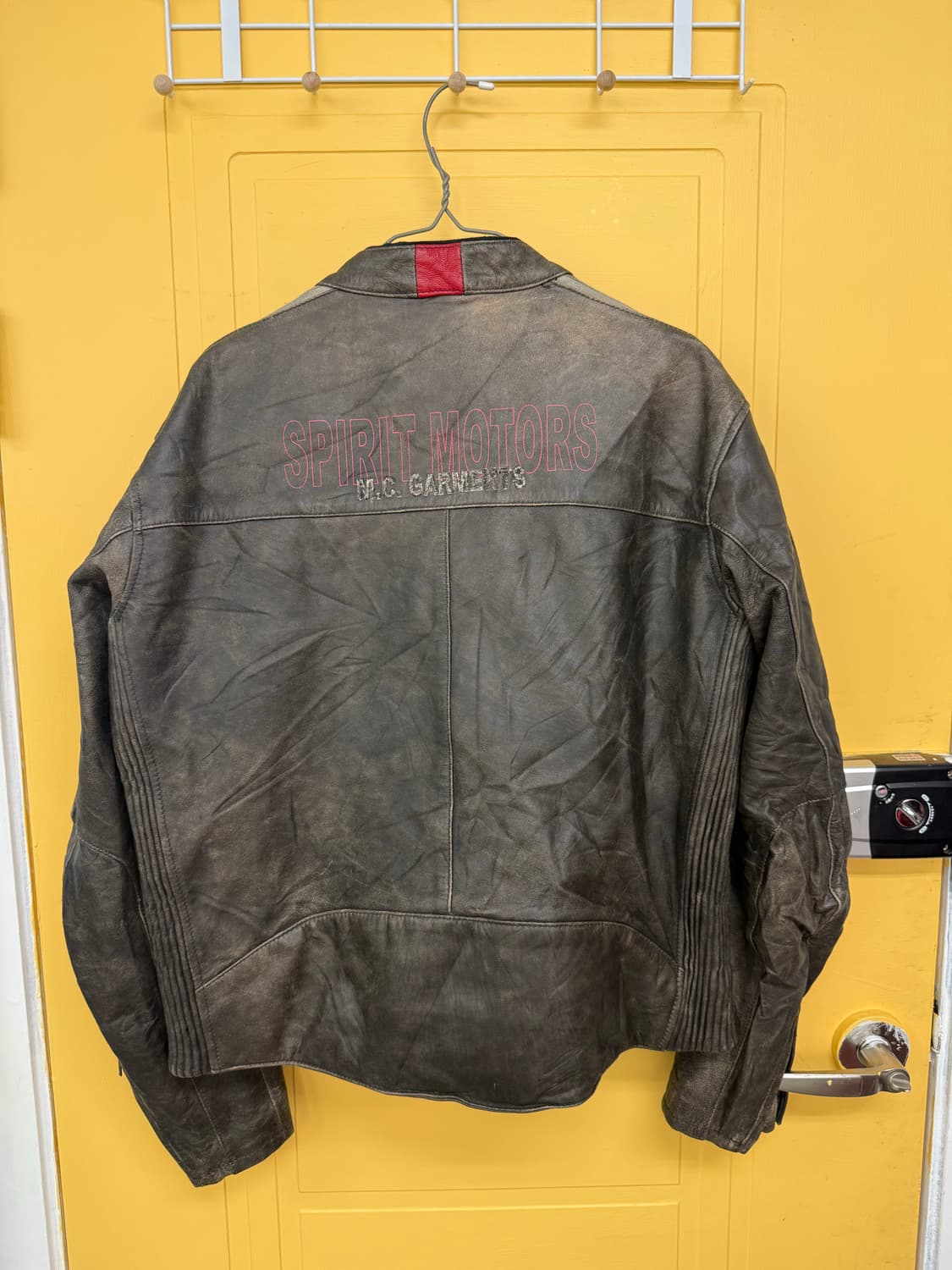 Usa leather racing jacket 레이싱 가죽 자켓 상품이미지10