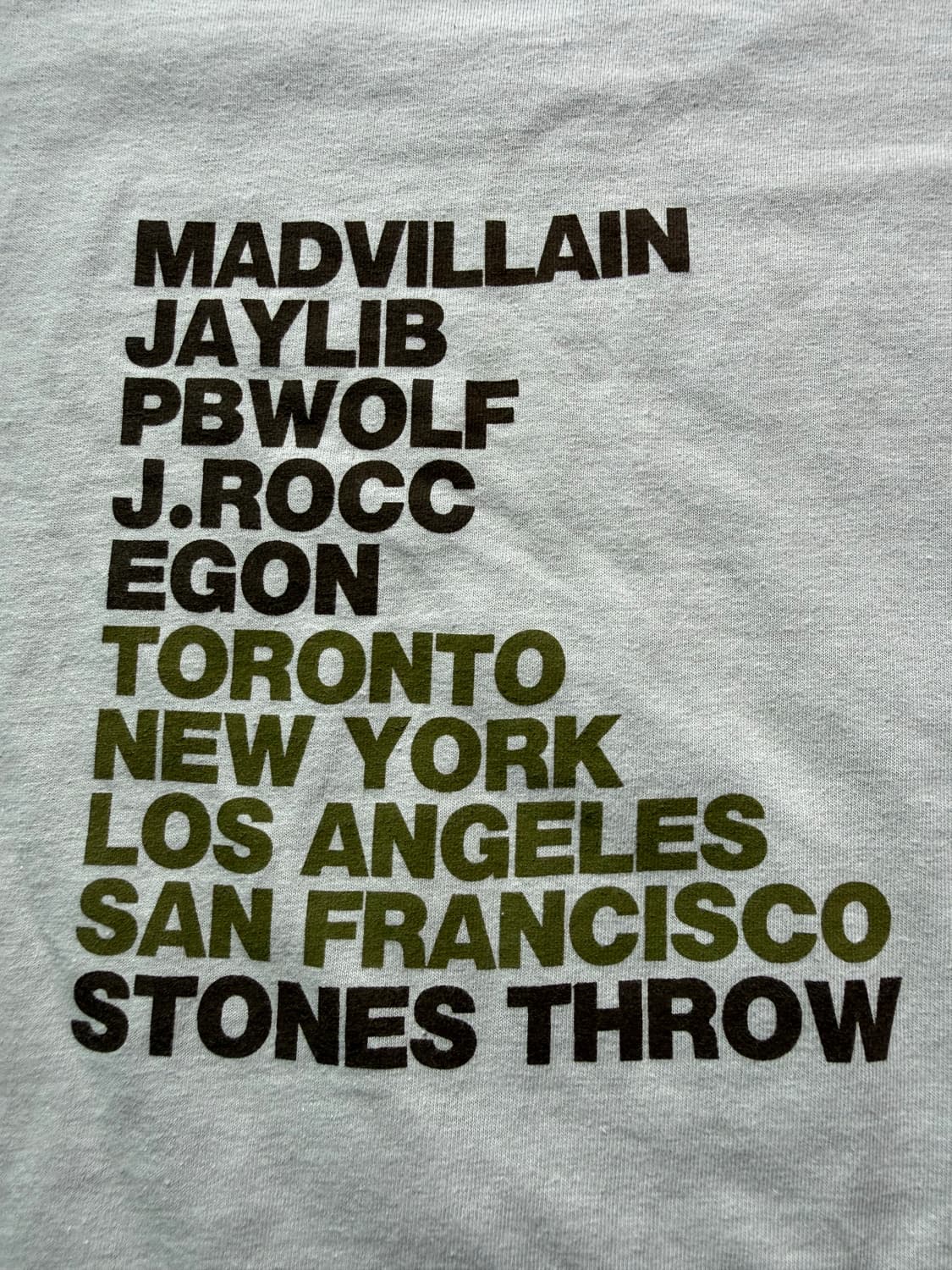 2003 MF DOOM 리스닝 파티 50장 한정 티셔츠 XL 상품이미지10