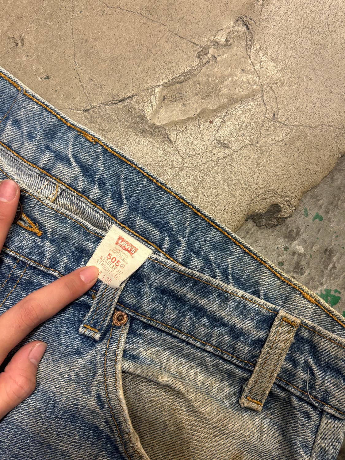 90's MADE IN USA 🇺🇸 리바이스 505 오렌지탭 상품이미지10