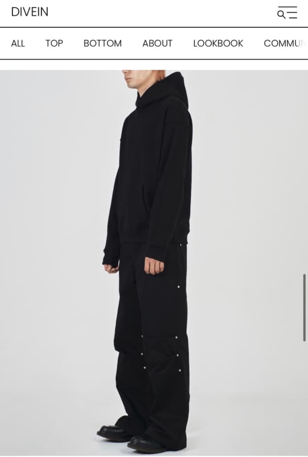 다이브인 하디 리벳 팬츠 상품이미지1