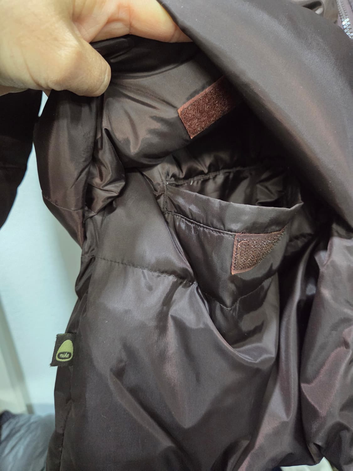 나이키 스포츠  덕다운 패딩 히든포켓 올드스쿨 빵빵한 패딩 상품이미지5